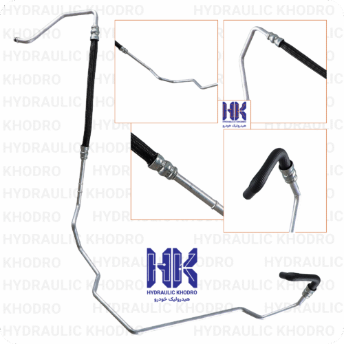 شلنگ هیدرولیک فشار ضعیف پژو 206 مدل 83 84 85 (تیپ 2)