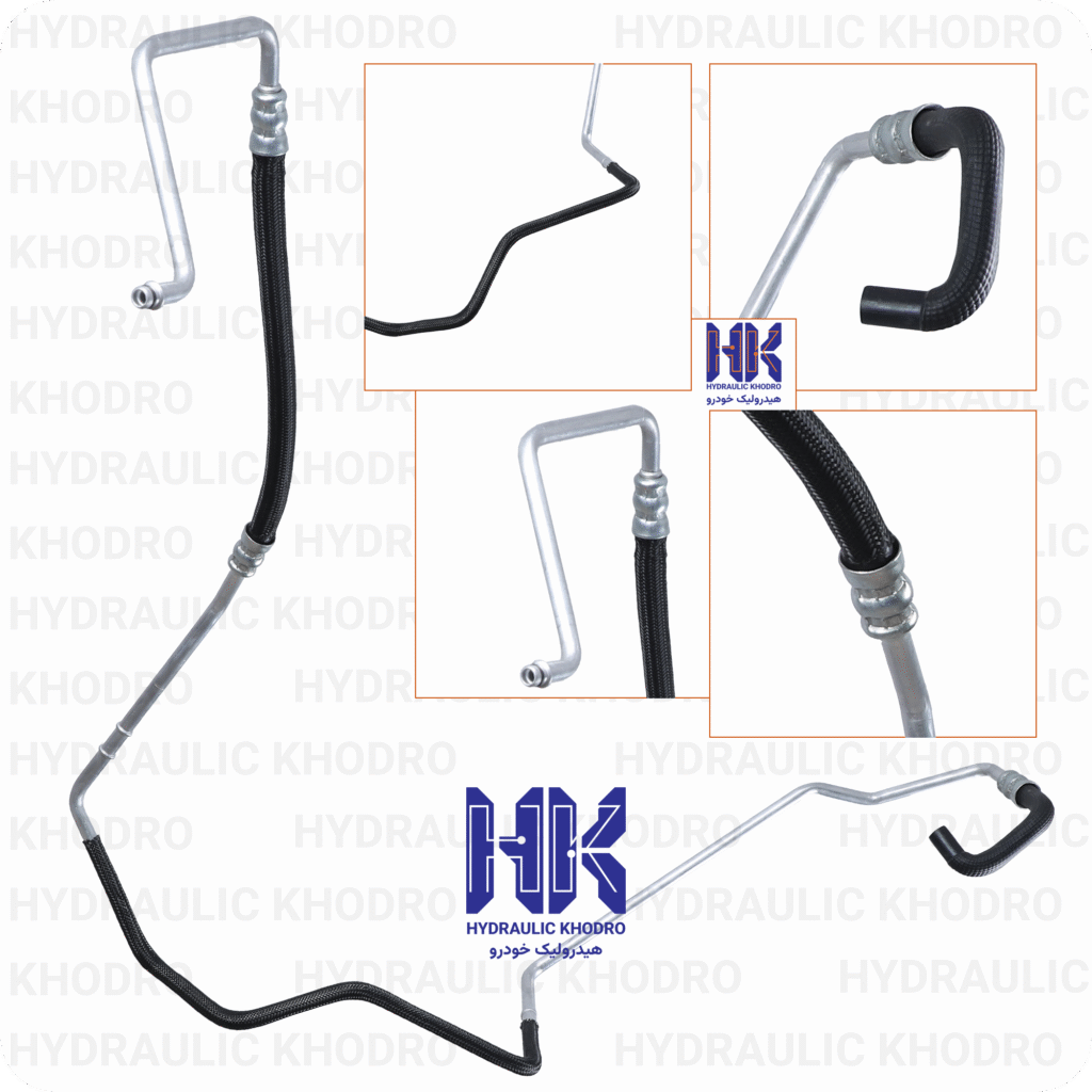 شلنگ هیدرولیک فشار ضعیف پژو 206 مدل 91 -92 -93 - 94 - 95 - 96