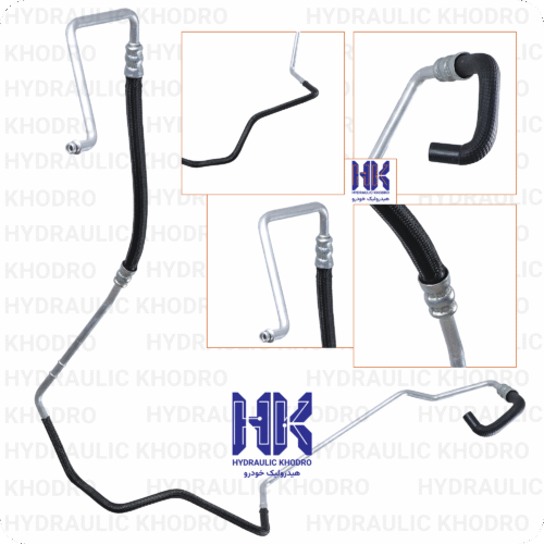 شلنگ هیدرولیک فشار ضعیف پژو 206 مدل 91 -92 -93 - 94 - 95 - 96
