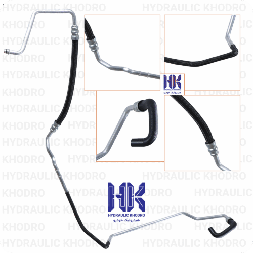 شلنگ هیدرولیک فشار ضعیف پژو ۲۰۶ مدل 86 - 87 - 88 - 89 - 90 (تیپ ۵)
