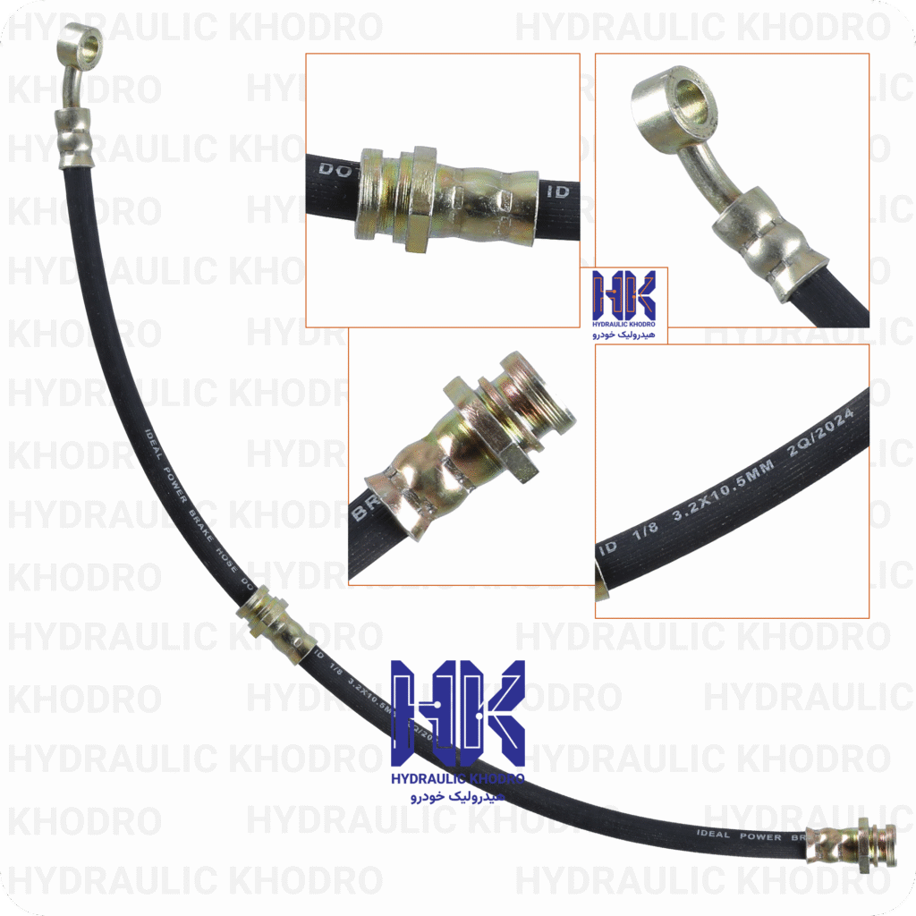 شیلنگ ترمز چرخ جلو تیبا