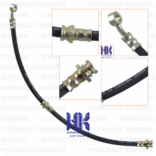 شیلنگ ترمز چرخ جلو تیبا