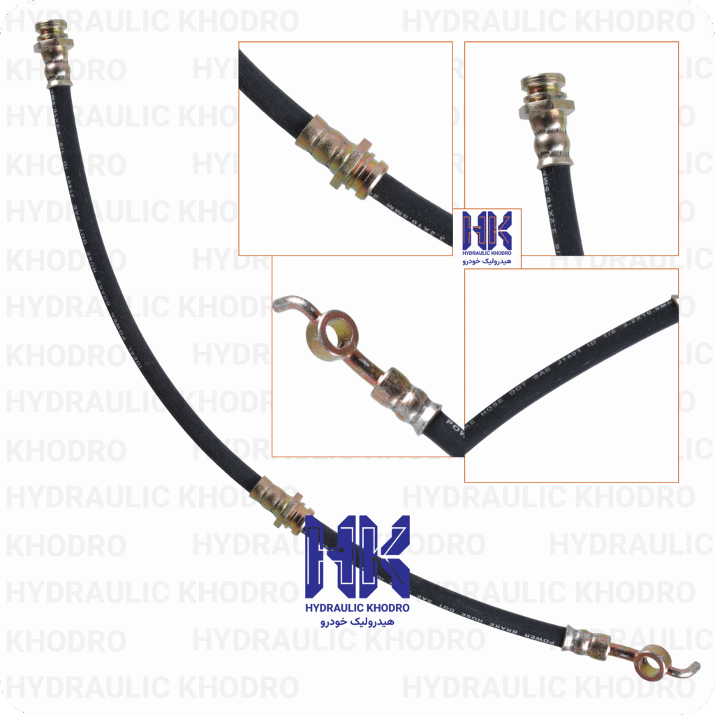 شیلنگ ترمز چرخ جلو پراید مدل ۹۶ به بالا