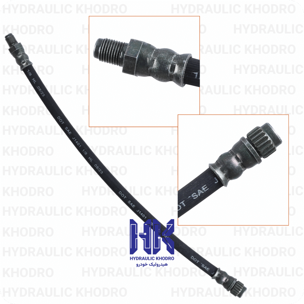 شیلنگ ترمز چرخ جلو ال ۹۰