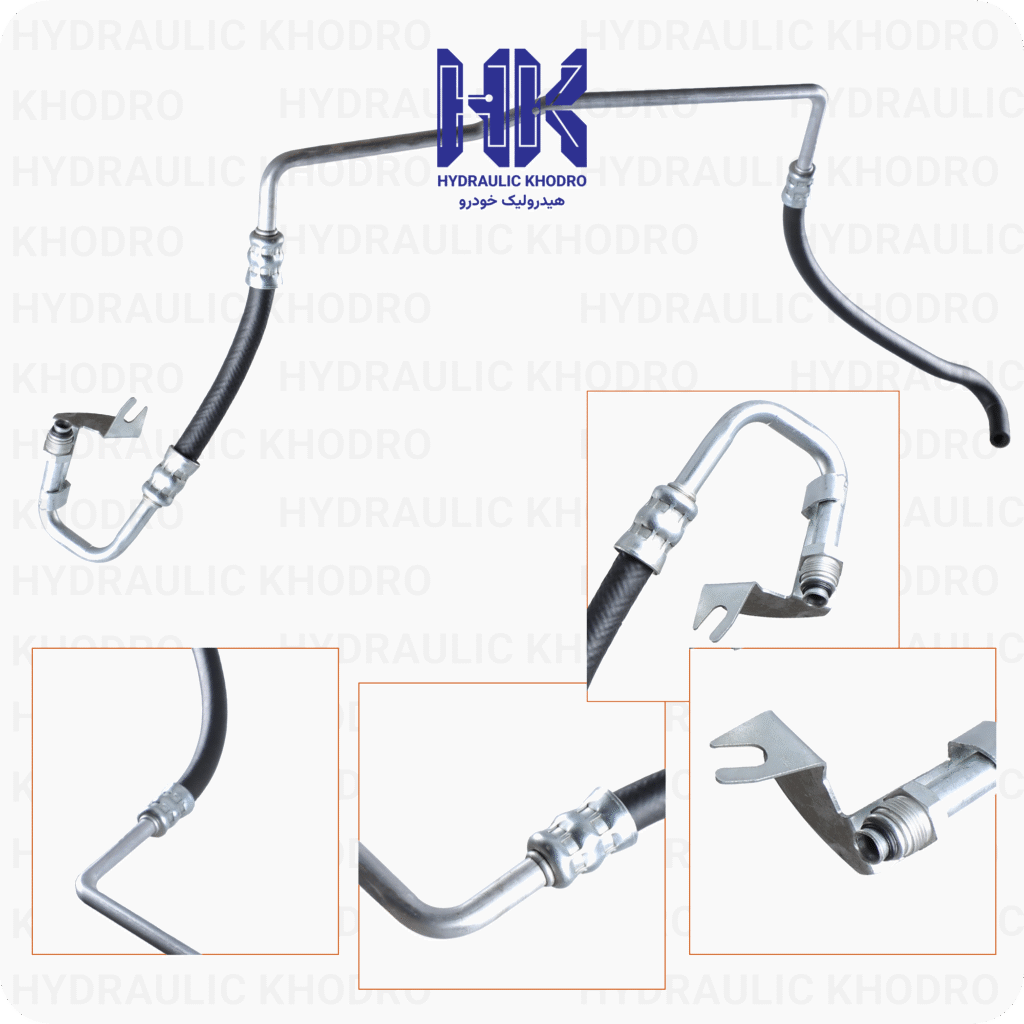 شیلنگ هیدرولیک فشار ضعیف خودرو رنو ال ۹۰ اتومات