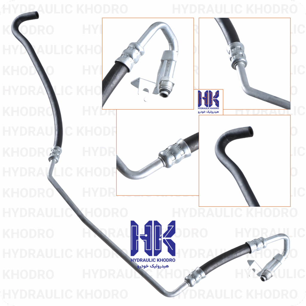 شیلنگ-هیدرولیک-فشار-ضعیف-خودرو-رنو-ال-۹۰-دنده‌ای