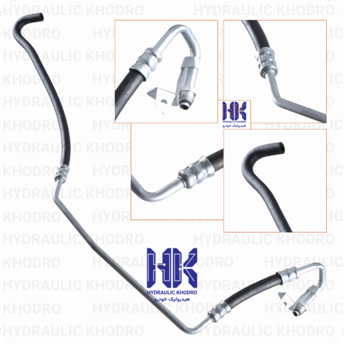 شیلنگ-هیدرولیک-فشار-ضعیف-خودرو-رنو-ال-۹۰-دنده‌ای