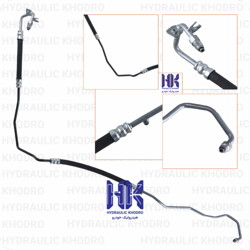 شیلنگ هیدرولیک فشار قوی ال ۹۰ دنده‌ای (L90 Manual)