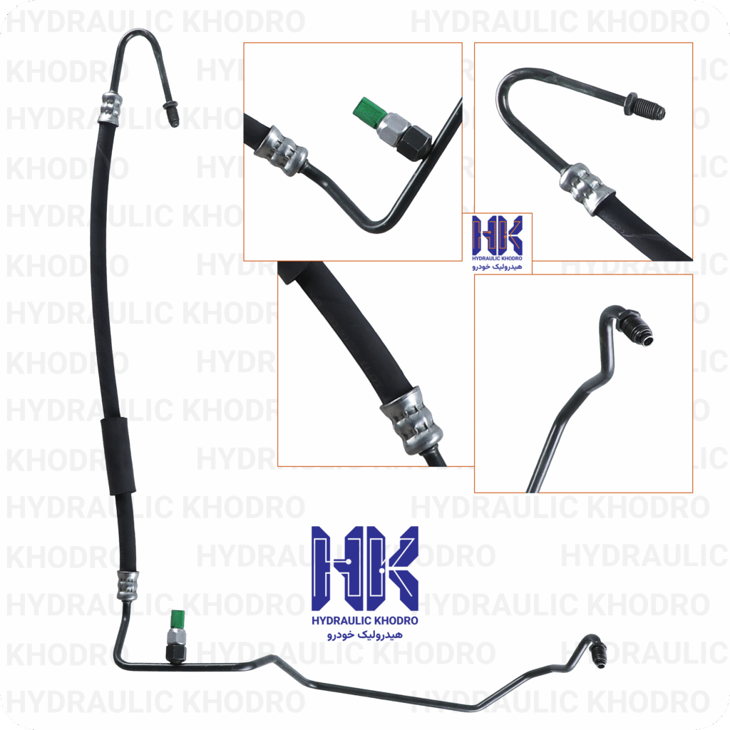 شیلنگ پمپ هیدرولیک فشار قوی R2 اتومات با سنسور SLX پژو پارس اتومات