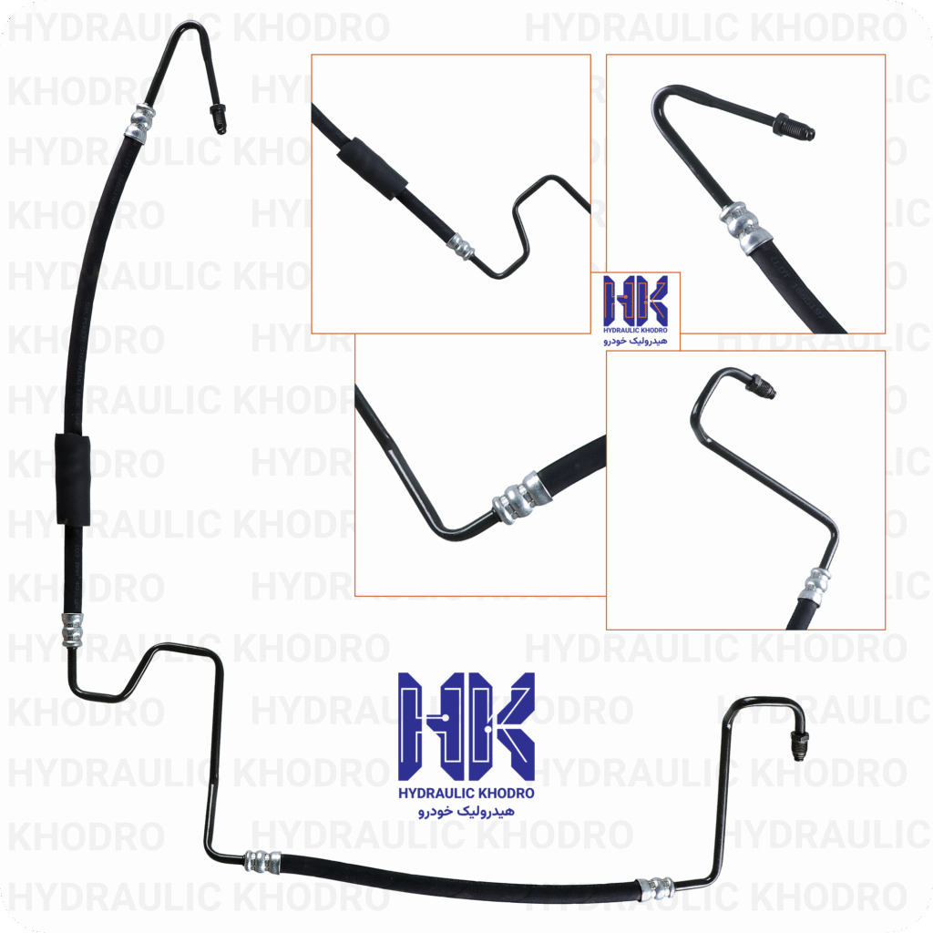 شیلنگ پمپ هیدرولیک فشار قوی XUM پژو پارس