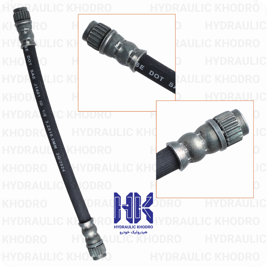 شیلنگ ترمز چرخ عقب ۲۰۶